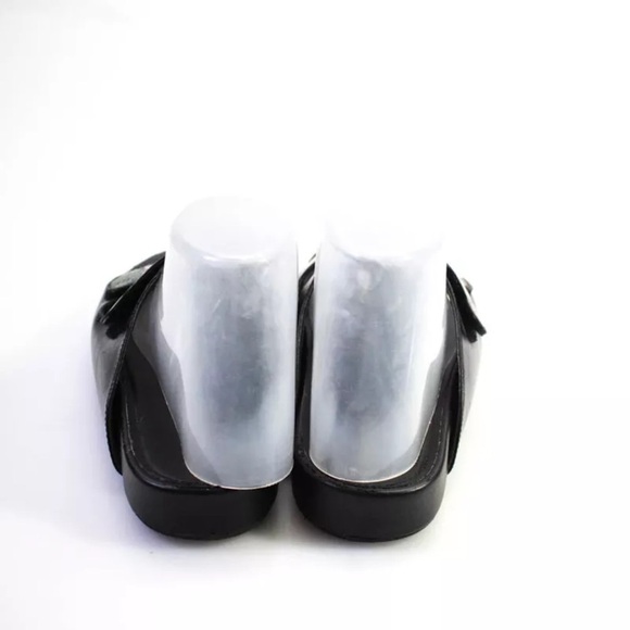 Alepel Mushroom Black Sandal, Black, Size 6, Preowned/EUC, Hand Painted - Picture 6 of 9